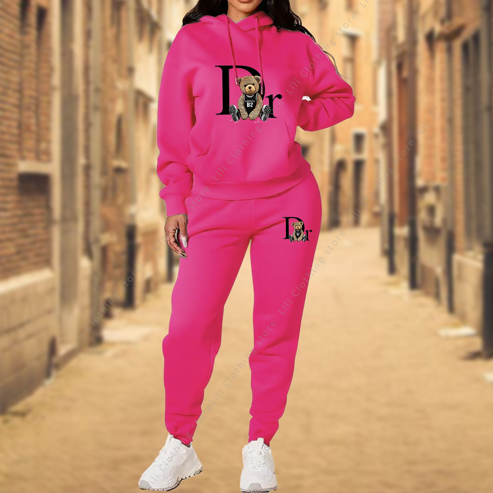 Winter Clothing Factory Outlet - 여성 Tracksuit 미적 디자이너 의류 고품질