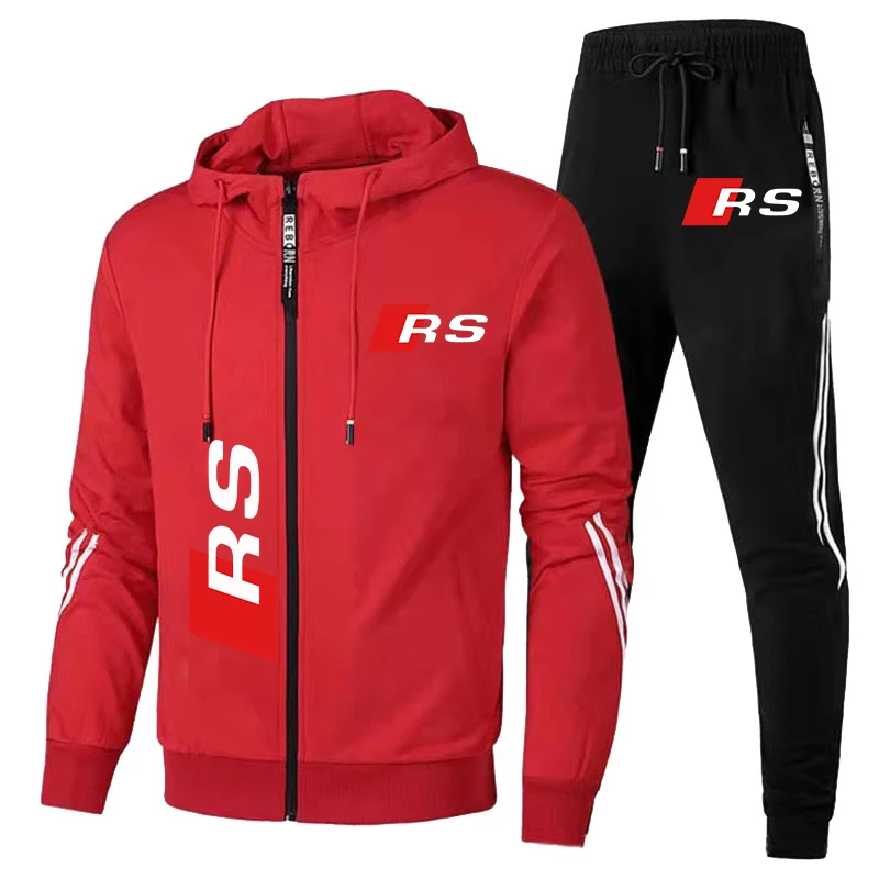 가을 겨울 남성 의류 트랙수트 아우디 RS 로고 프린트 - Winter Clothing Logos 리뷰 및 가격