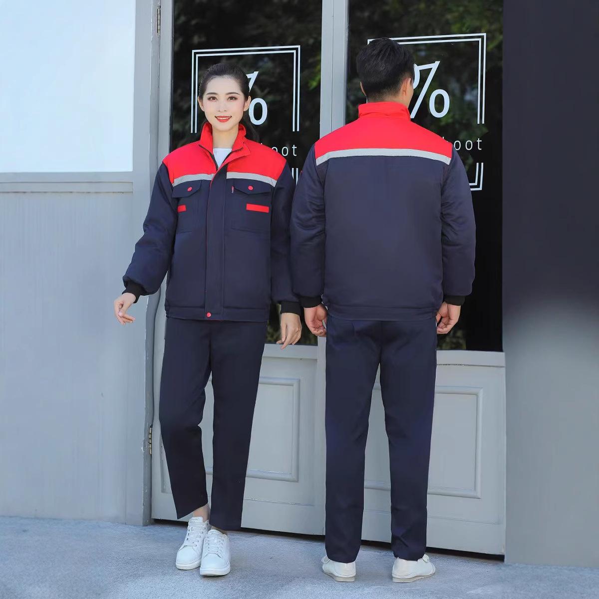 겨울용 두꺼운 반사띠 면 의류 용접 자동차 수리 공장  - Winter Clothing Logos 리뷰 및 가격