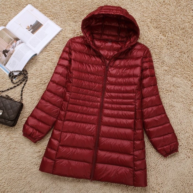 플러스 사이즈 5XL 6XL 7XL 여성용 후드 퍼퍼  - Winter Clothing Equipment 리뷰 및 가격
