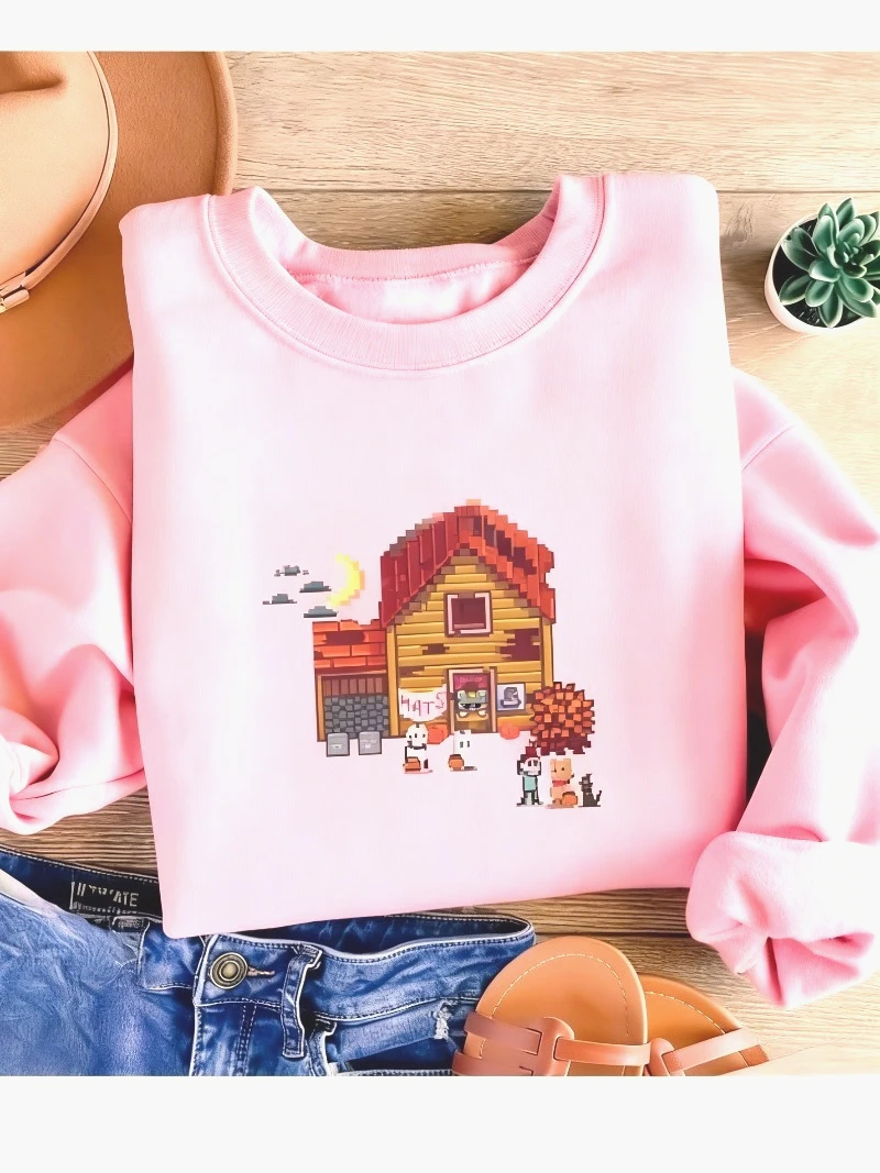 크리스마스 치킨 스타듀 밸리 스웨트셔츠 픽셀 아트 게임 - Winter Clothing Stardew Valley 리뷰 및 가격