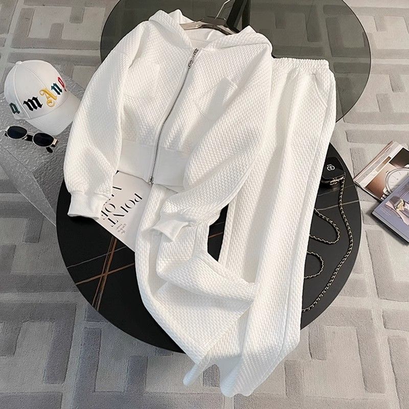 화이트 캐주얼 스포츠 정장 새로운 여성의 느슨하고 연령 - Winter Clothing Sale 리뷰 및 가격