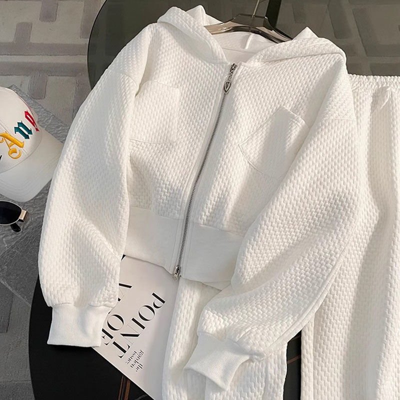 화이트 캐주얼 스포츠 정장 새로운 여성의 느슨하고 연령 - Winter Clothing Sale 리뷰 및 가격