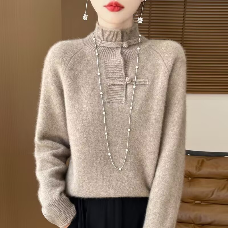가을, 겨울 어머니의 스웨터 스탠드 칼라 여성 의류 중 - Winter Under Clothing 리뷰 및 가격