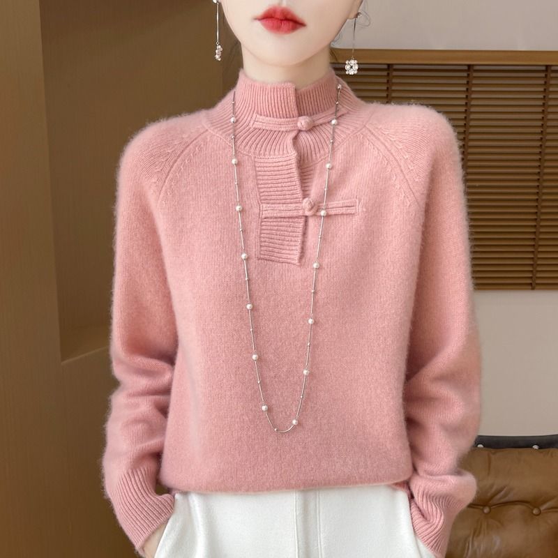 가을, 겨울 어머니의 스웨터 스탠드 칼라 여성 의류 중 - Winter Under Clothing 리뷰 및 가격
