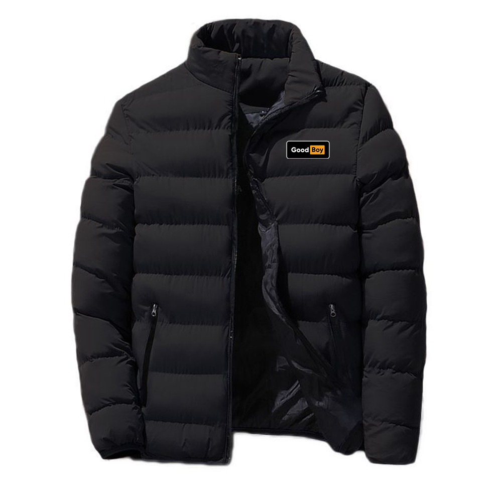 2025 남성용 가을 및 겨울 두꺼운 스탠드 칼라 후드 - Winter Clothing Logos 리뷰 및 가격