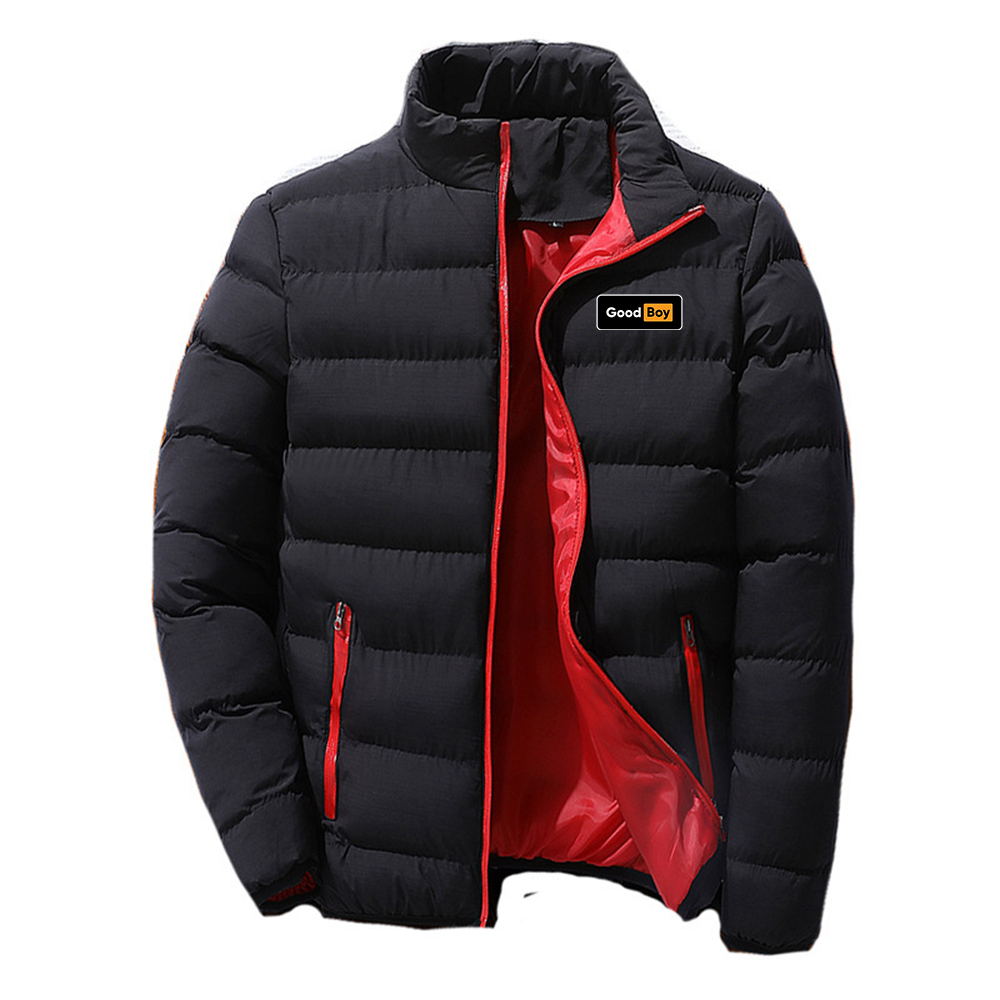 2025 남성용 가을 및 겨울 두꺼운 스탠드 칼라 후드 - Winter Clothing Logos 리뷰 및 가격